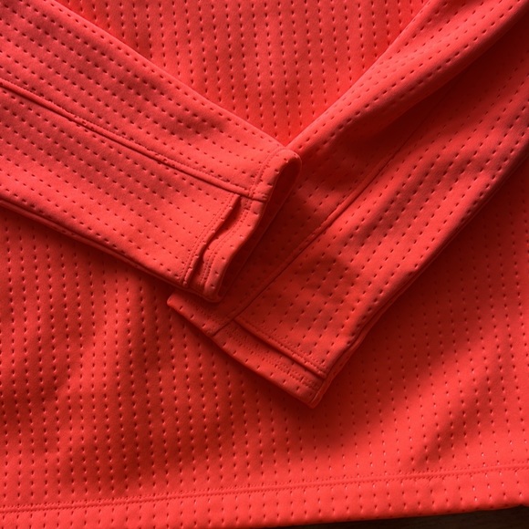 🧡ATHLETA ATMOSPHERE ANORAK HOODIE/JACKET-BRIGHT NEON ORANGE-M🧡 - Picture 7 of 12